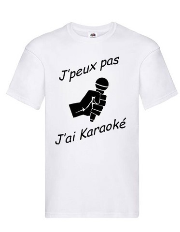 T-shirt karaoké