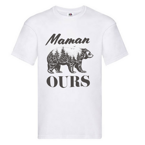 T-shirt maman ours